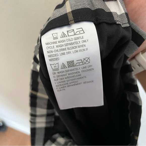 Joan Rivers womans Classic Black and White Plaid Skirt size 14 preppy career - Picture 5 of 7